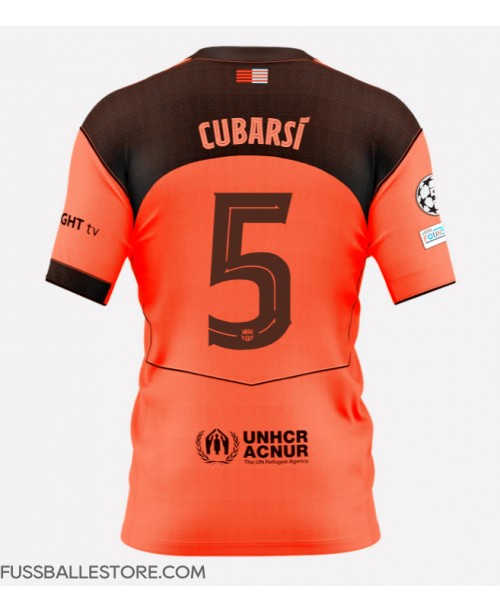 Günstige Barcelona Pau Cubarsi #5 3rd trikot 2025-26 Kurzarm Günstige Barcelona Pau Cubarsi #5 3rd trikot 2025-26 Kurzarm